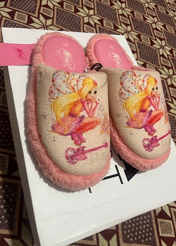 Kızlar için renkli baskılı sıcak terlik34-35 süper model yumuş - Görsel 2