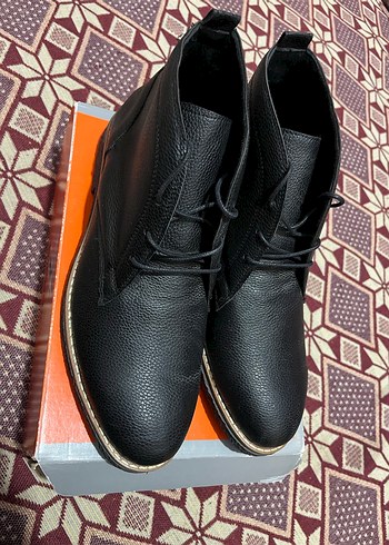 Siyah Bağcıklı Erkek Bot - Sokak Stili 43 - Görsel 5