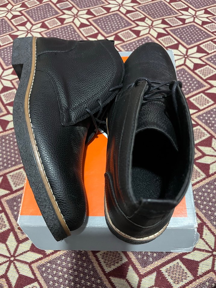 Siyah Bağcıklı Erkek Bot - Sokak Stili 43 - Görsel 3