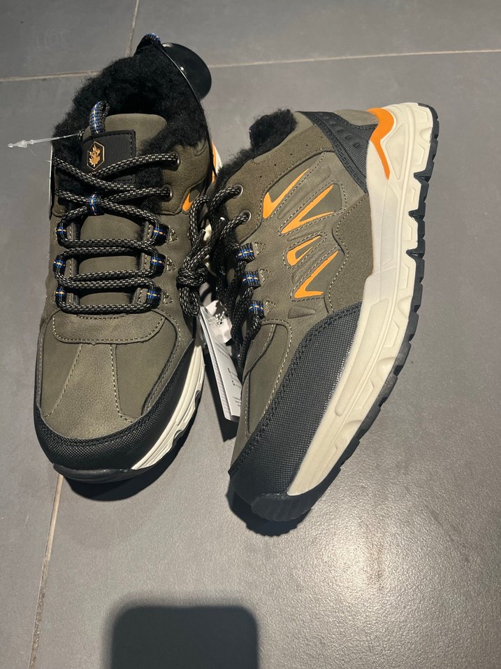 LUMBERJACK Kahverengi Gri Erkek kışlık  Spor Ayakkabı yünl - Görsel 3