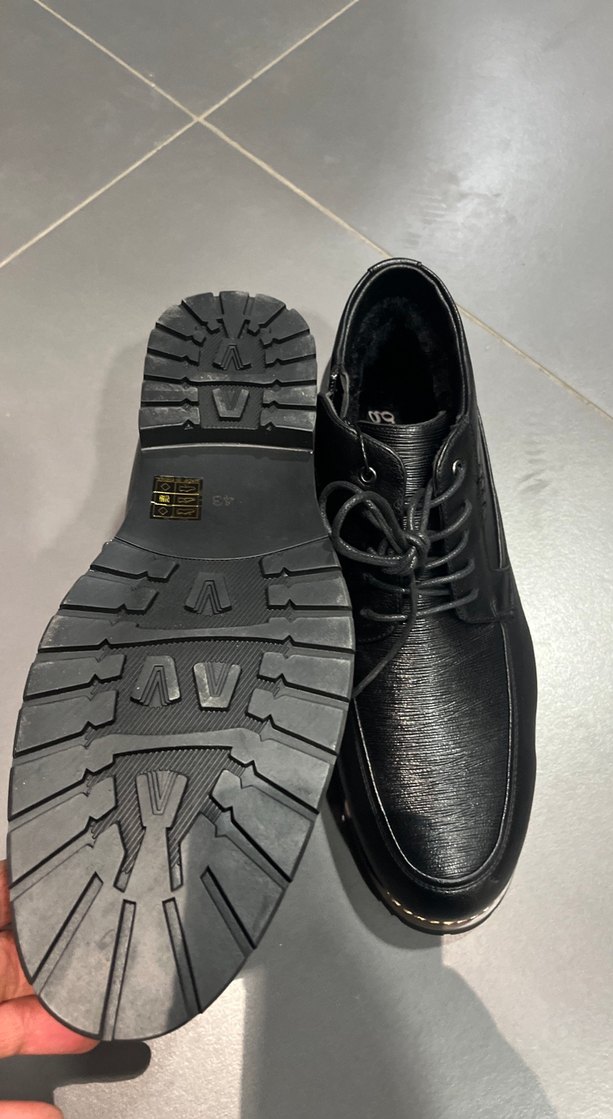 Gramınd40-45 arası Klasik Siyah Deri Erkek Botları - Görsel 4