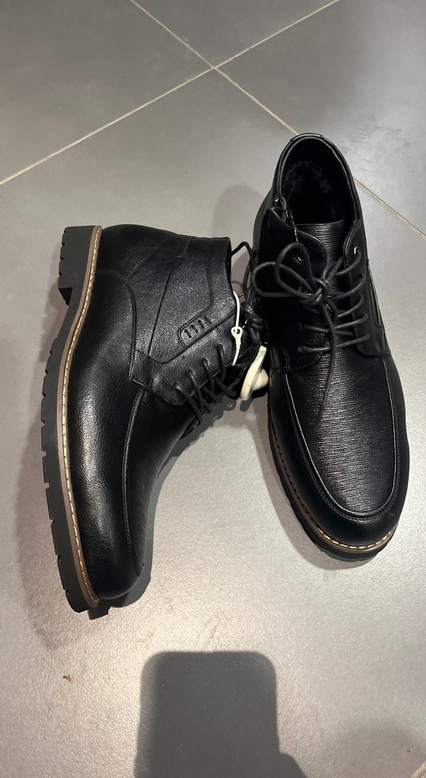 Gramınd40-45 arası Klasik Siyah Deri Erkek Botları - Görsel 3