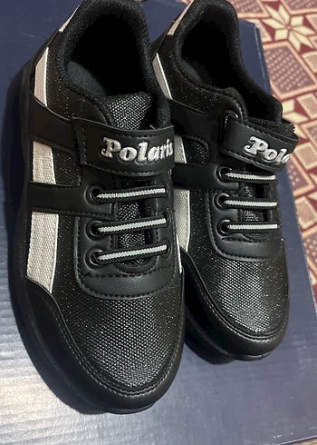 Polaris kız  Çocuk Siyah Spor Ayakkabı 34 numara süper model - Görsel 2