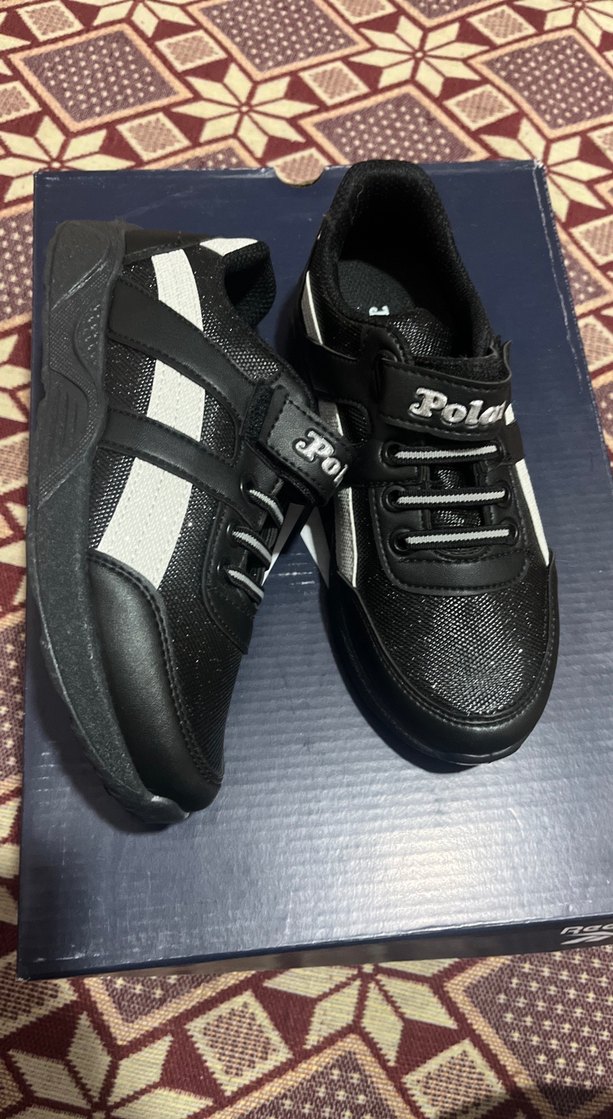 Polaris kız  Çocuk Siyah Spor Ayakkabı 34 numara süper model - Görsel 3