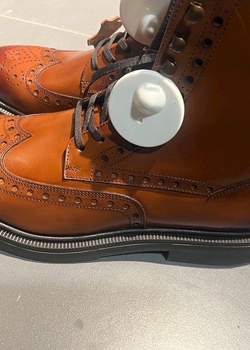 İNCİ43-45 mevcut Klasik 100/100 Deri Erkek Kahverengi Botsüper - Görsel 3