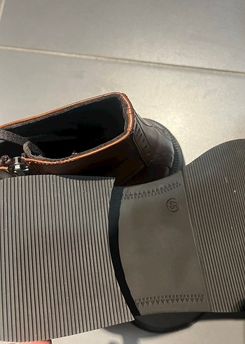 İNCİ43-45 mevcut Klasik 100/100 Deri Erkek Kahverengi Botsüper - Görsel 5