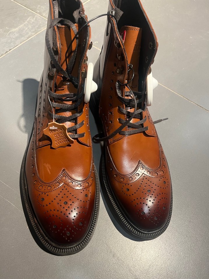 İNCİ43-45 mevcut Klasik 100/100 Deri Erkek Kahverengi Botsüper - Görsel 4