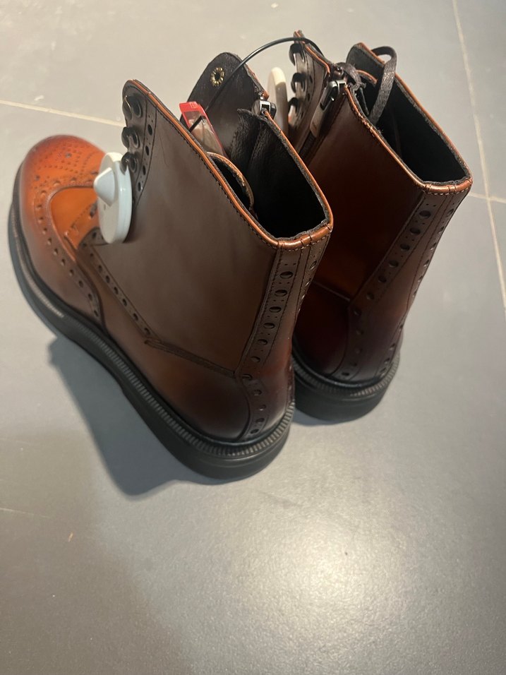 İNCİ43-45 mevcut Klasik 100/100 Deri Erkek Kahverengi Botsüper - Görsel 2