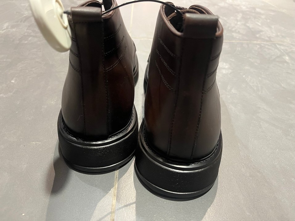 İNCİ MARKA 100/100 Deri Kahverengi Deri Erkek Botları 44 numara - Görsel 5