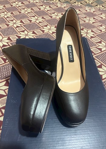Ninewest-Kahverengi Kadın Platform Topuklu Stiletto36SÜPER - Görsel 2