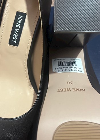 Ninewest-Kahverengi Kadın Platform Topuklu Stiletto36SÜPER - Görsel 5