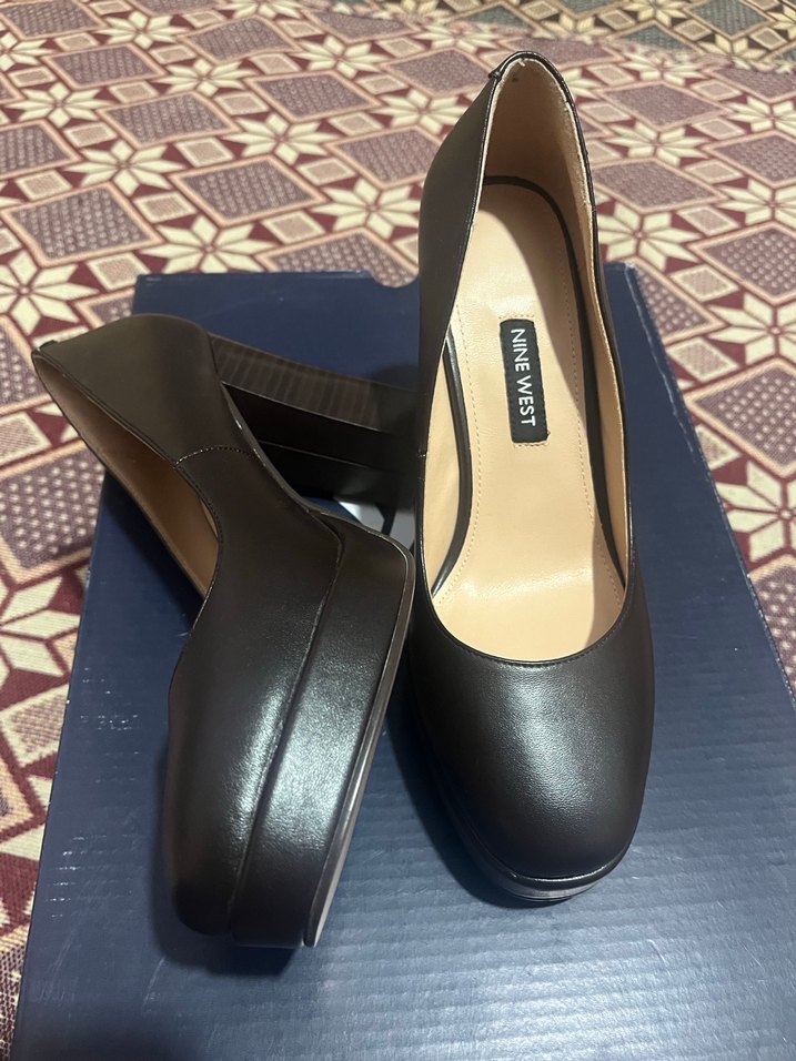 Ninewest-Kahverengi Kadın Platform Topuklu Stiletto36SÜPER - Görsel 2