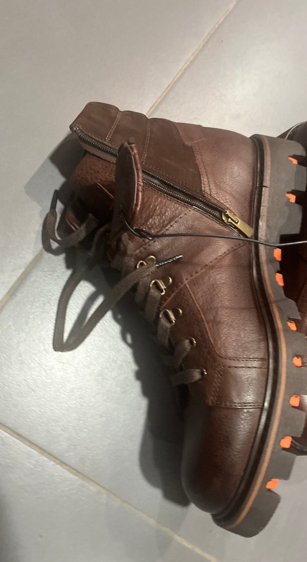 İNCİ MARKA100/100 deri Kahverengi Deri Erkek Botları42 - Görsel 5