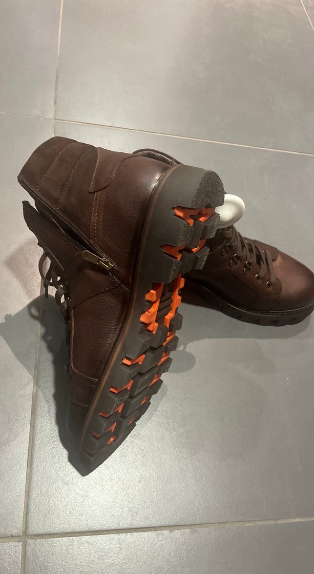 İNCİ MARKA100/100 deri Kahverengi Deri Erkek Botları42 - Görsel 4