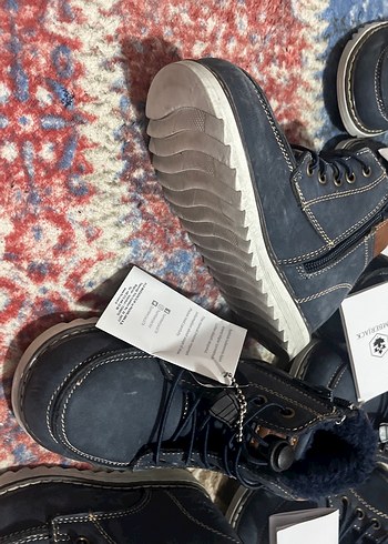 Tokalı Lacivert ErkekİÇİ YÜNLÜ Bot26-27-28-29 mevcut - Görsel 4