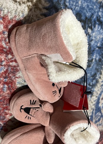 Polaris Kahverengi Kız-Erkek Çocuk Ev Terliği23-24-25-26 mevcut - Görsel 2