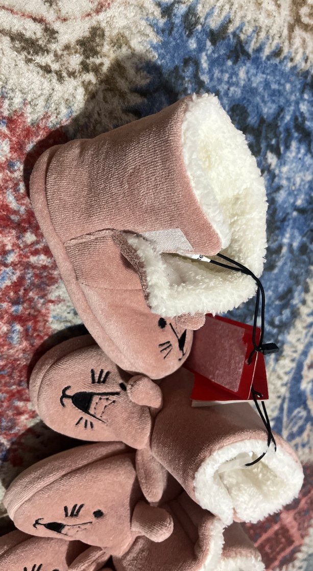 Polaris Kahverengi Kız-Erkek Çocuk Ev Terliği23-24-25-26 mevcut - Görsel 2