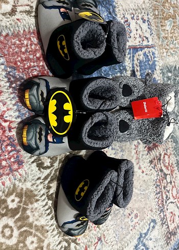 SÜPER MODEL Batman Desenli Erkek Çocuk Sıcak25-36-27-28-29 mev - Görsel 4