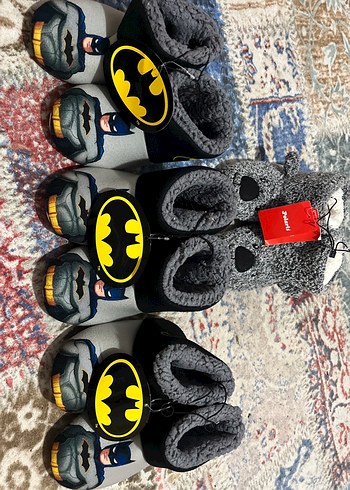 SÜPER MODEL Batman Desenli Erkek Çocuk Sıcak25-36-27-28-29 mev - Görsel 2