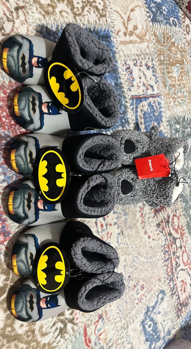 SÜPER MODEL Batman Desenli Erkek Çocuk Sıcak25-36-27-28-29 mev - Görsel 3