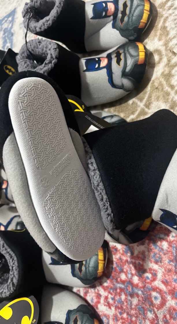 Erkek Batman Desenli Sıcak Ev Terliği24-25-26-27-28-29 mevcut - Görsel 3