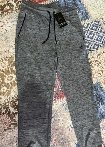 LUMBERJACK Gri Bağcıklı Erkek Eşofman AltıSBoy-1m-En:37cm - Görsel 3