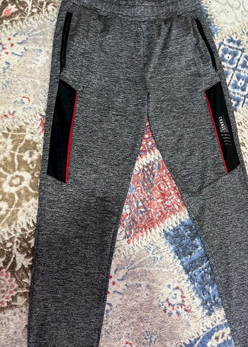 KİNETİX-Gri Fermuarlı Erkek Spor Eşofman AltıS-L-XXLBol kesim - Görsel 3