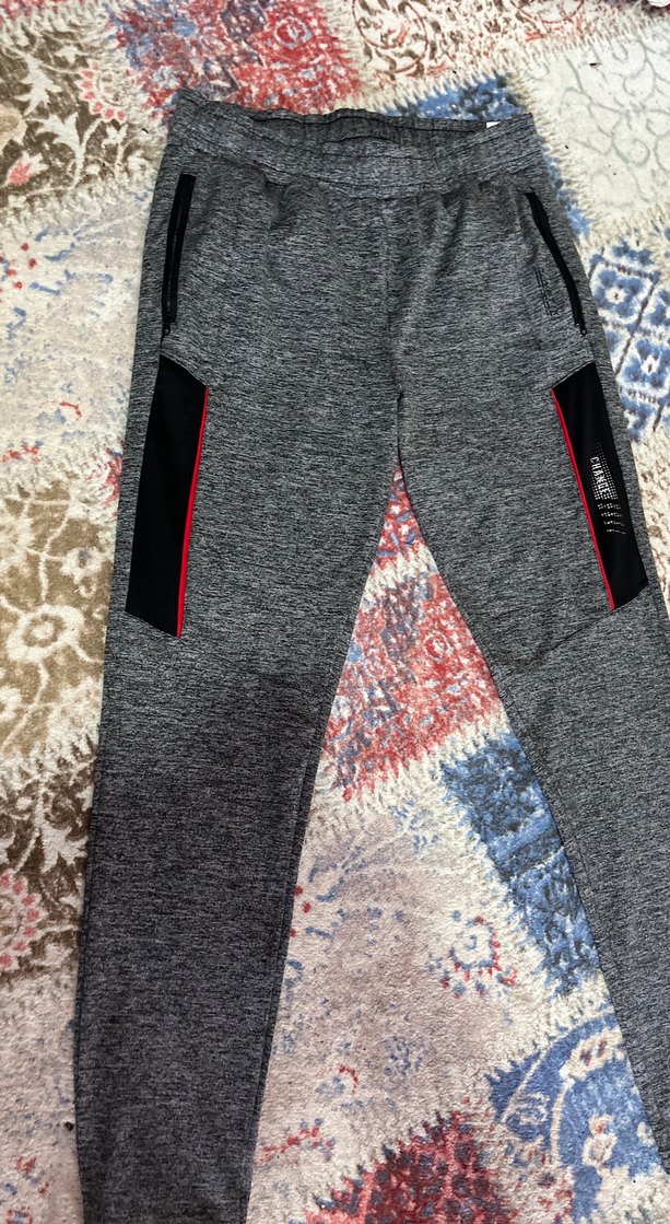 KİNETİX-Gri Fermuarlı Erkek Spor Eşofman AltıS-L-XXLBol kesim - Görsel 3