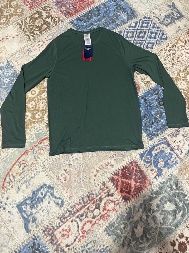 Reebok-MErkek Uzun Kollu Fitted Sweatshirtboy:65 omuz:40cm - Görsel 3