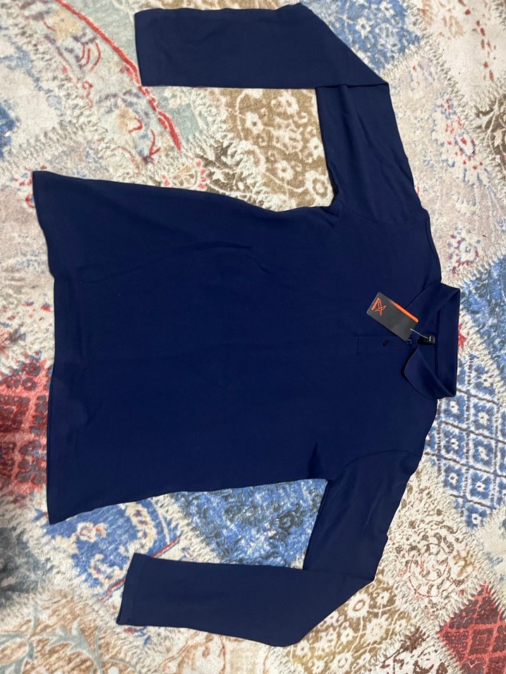 KŞNETİX-Lacivert Uzun Kollu Polo TişörtSboy:65 omuz:43 - Görsel 2