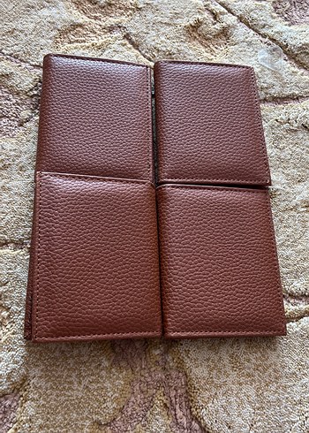 Koyu Kahverengi Minimalist Erkek Cüzdanı - Görsel 3
