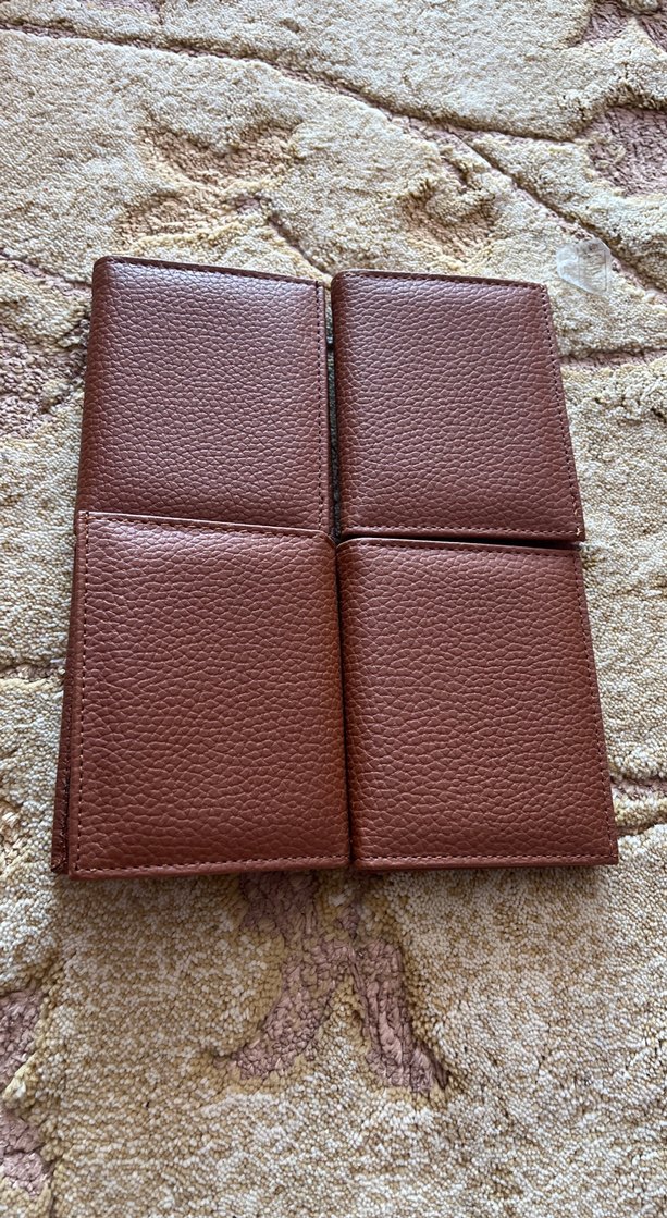 Koyu Kahverengi Minimalist Erkek Cüzdanı - Görsel 3