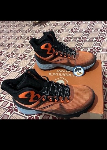 Lumberjack Siyah Turuncu Ortopedik Outdoor Ayakkabi Super Model