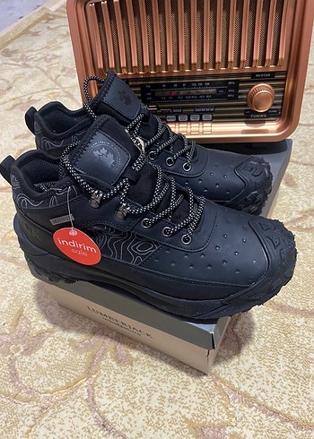 Erkek Siyah Outdoor Bağcıklı Kauçuk Bot - Görsel 3