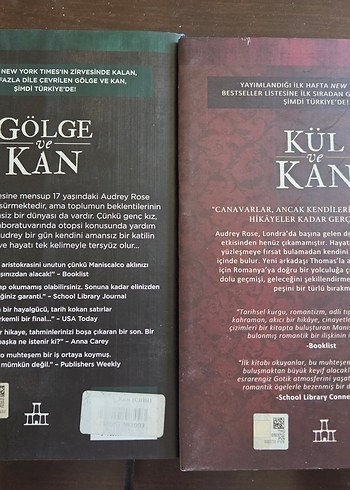  Beden Kül ve Kan & Gölge ve Kan Roman Seti