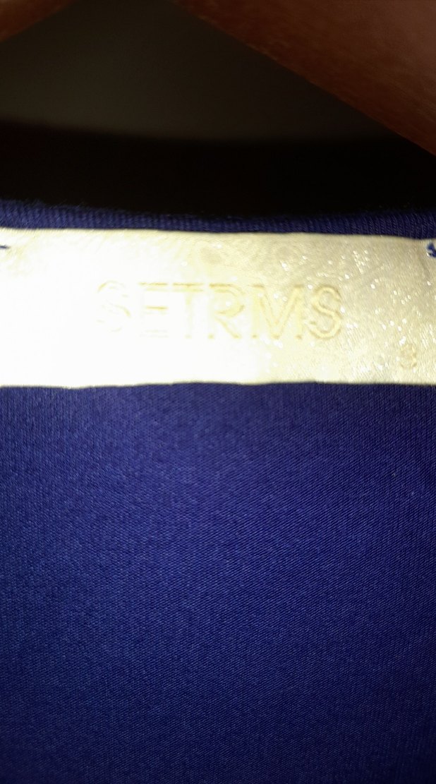 Bohem Zincir Detaylı Mavi Uzun Kollu Hamile Elbisesi - Görsel 3