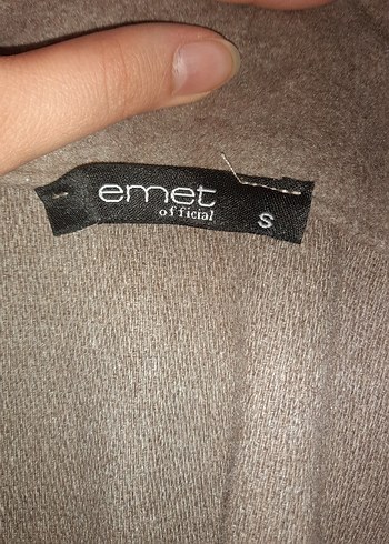 kahverengi Düğmeli Kısa Kadın Ceket - Görsel 3