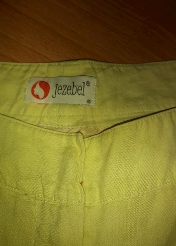 Bej Düğmeli Kadın Mini Şort - Görsel 2