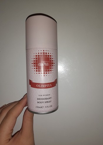 Olimpiya Kadın Deodorant Vücut Spreyi 150 ml ama %80 doludur