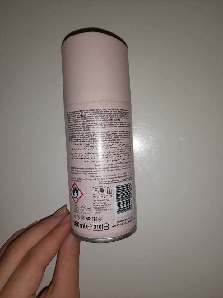 Olimpiya Kadın Deodorant Vücut Spreyi 150 ml ama %80 doludur - Görsel 3