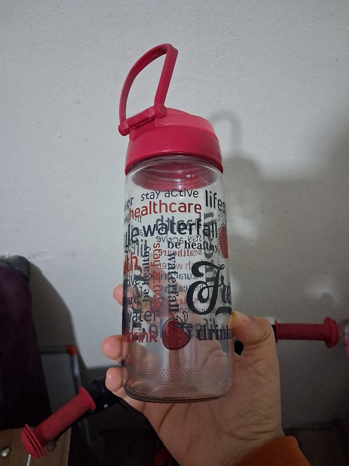 Renkli Pembe Çocuk Termosu - Görsel 3