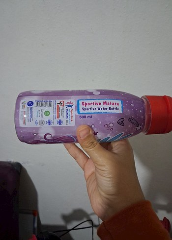 Canlı Mor Çocuk Termosu - Görsel 3