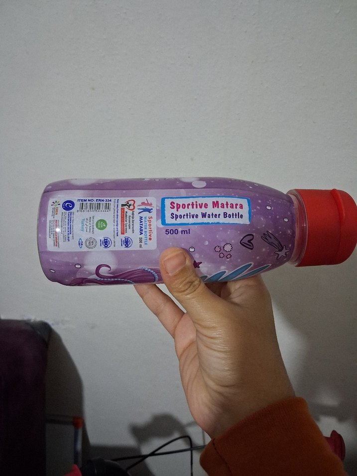 Canlı Mor Çocuk Termosu - Görsel 3