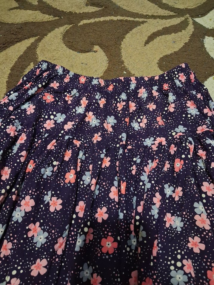 Kadın çiçekli şalvar - Görsel 2