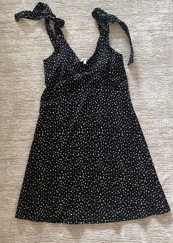 Bağlamalı mini elbise