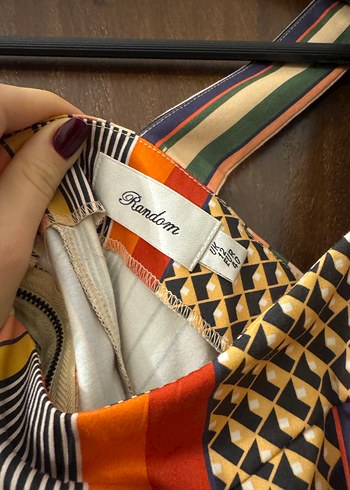 Çizgili renkli Kadın Bluz - Görsel 4