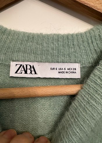 Yeşil Kadın Alpaca Yün Kazak - Görsel 2