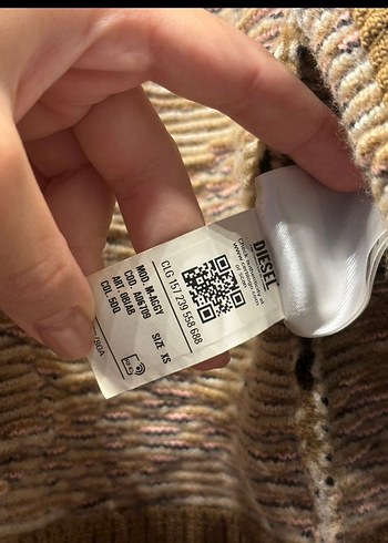 Bej Renkli Örme Bomber Ceket - Görsel 6