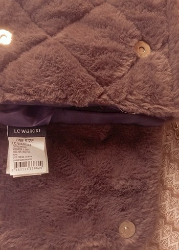 LC Waikiki GRİ Kürklü Kadın Çanta