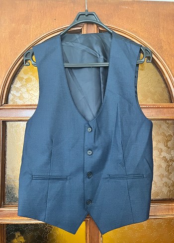 Lacivert Düğmeli Erkek Ceket, - Görsel 2